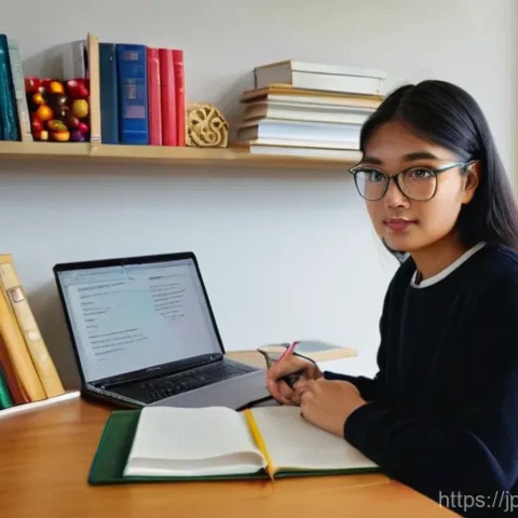 실내건축기사 시험 준비 비용과 시간 - **Prompt:** A dedicated female student in her late 20s, dressed in comfortable yet neat casual wear,...