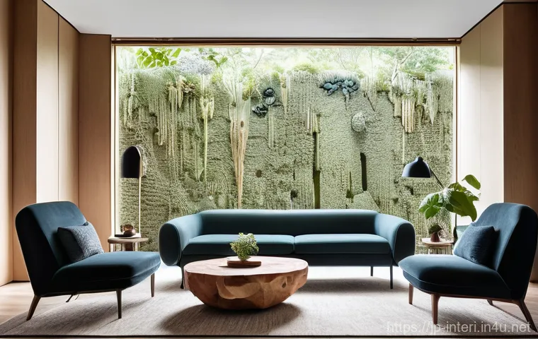 실내건축과 관련된 디자인 경연대회 정보 - **Prompt:** A futuristic, minimalist living room that seamlessly integrates AI and IoT technology fo...